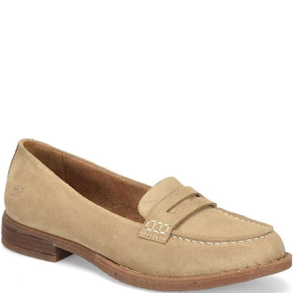 Born Light Brown Suede Loafers - Picture 1 of 12